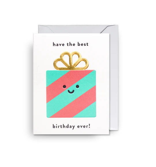 Karte mit Couvert, have the best birthday ever | Klang & Kleid - toietmoi-laboutique
