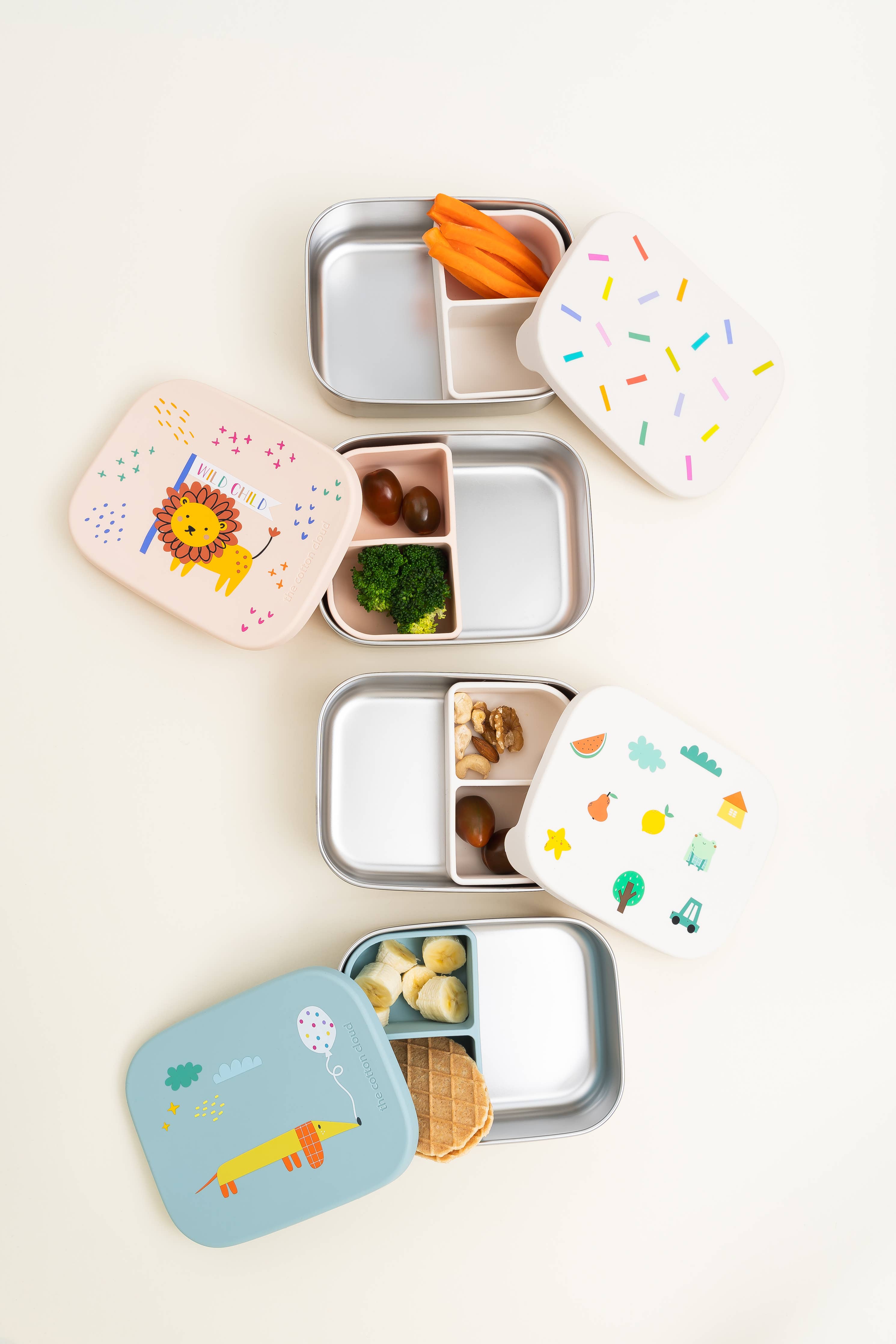 Lunchbox aus Edelstahl, Regenbogen | the cotton cloud - toietmoi-laboutique