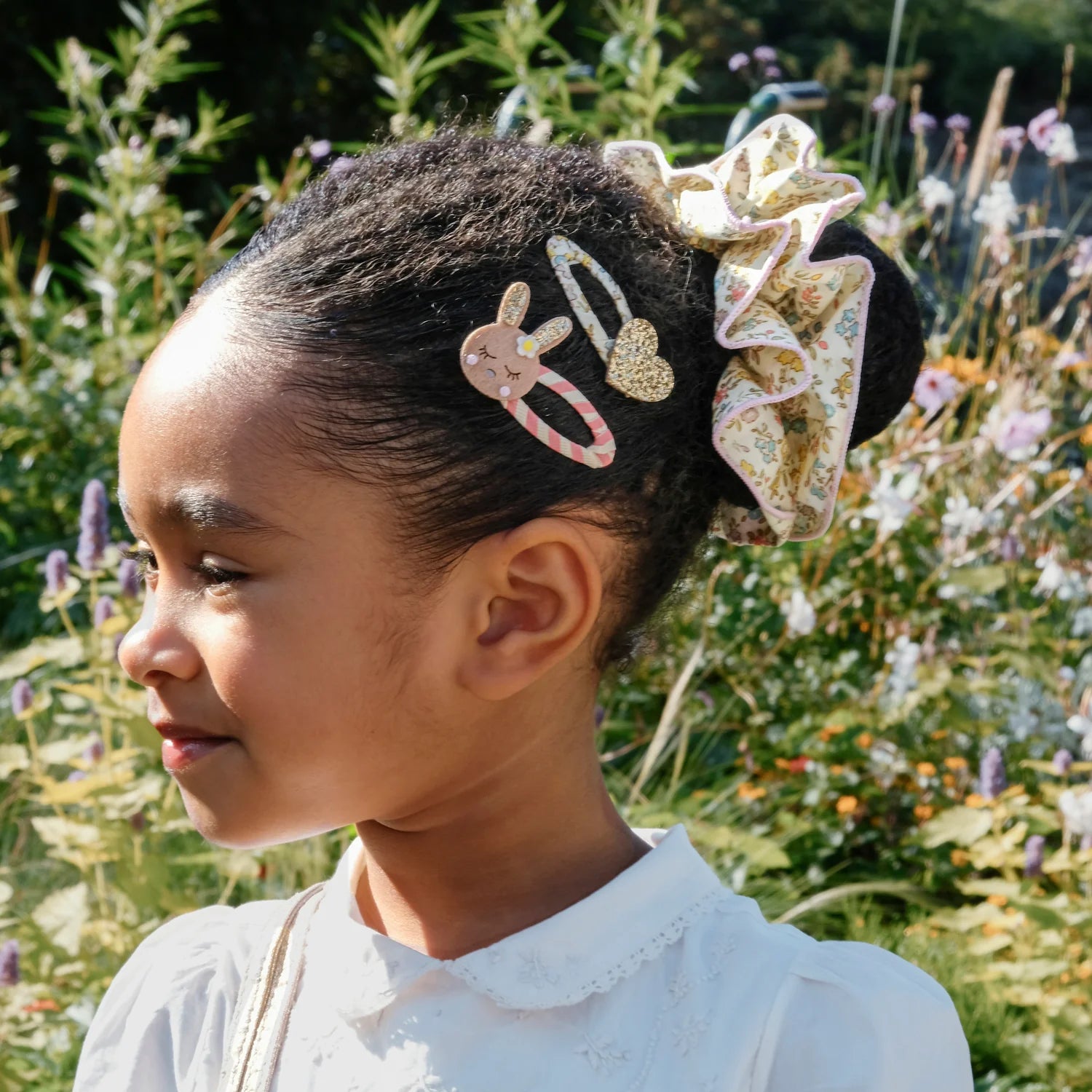 2 Haarspangen, Glitter Herz | Rockahula - toietmoi-laboutique