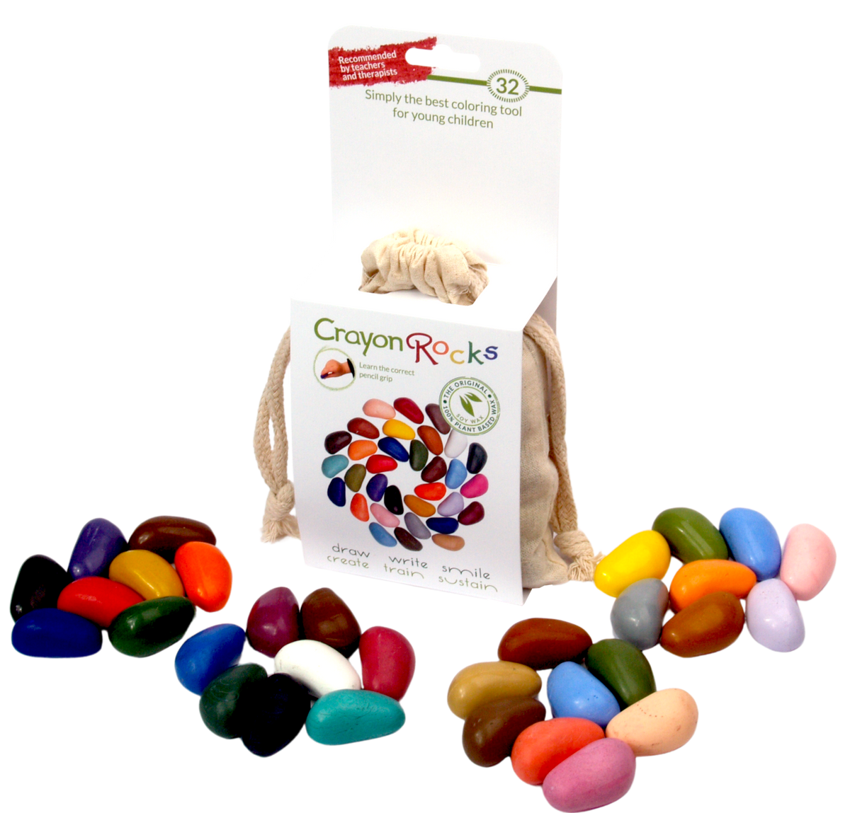 Crayon Rocks - 32 Farben im Beutel | Crayon Rocks EU - toietmoi-laboutique