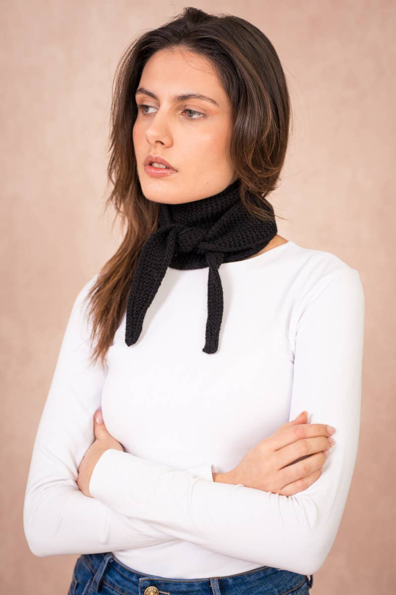 Kleines Dreieckstuch « Sophie », navy | Calie Paris - toietmoi-laboutique