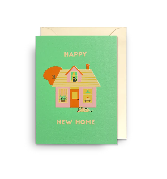 Karte mit Couvert, happy new home | Klang & Kleid - toietmoi-laboutique