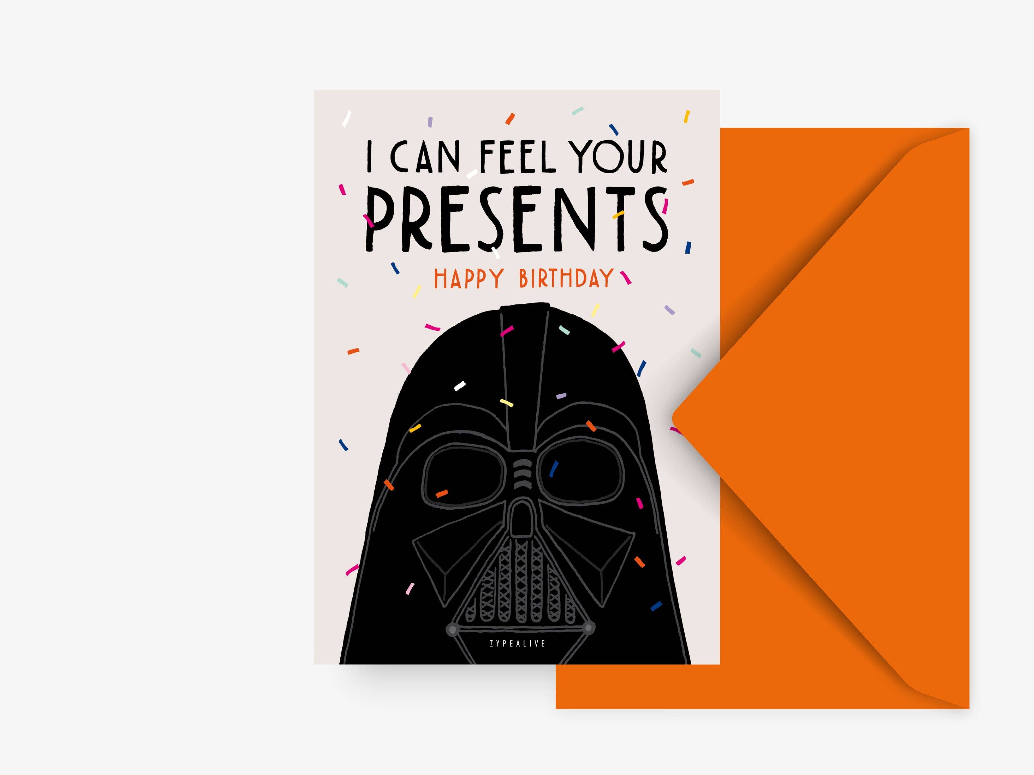 Postkarte / V*der's Birthday Wishes | typealive - toietmoi-laboutique