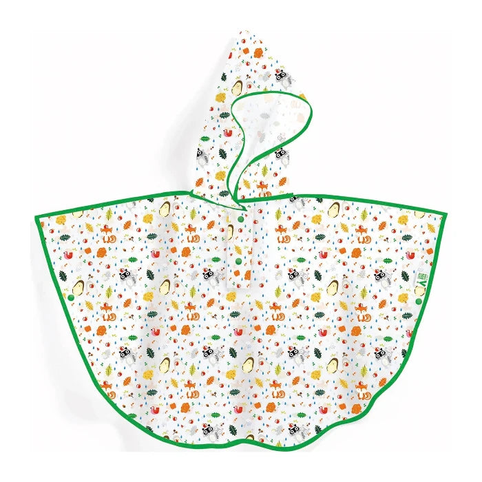 Regenponcho Wald (80x46 cm) | djeco - toietmoi-laboutique