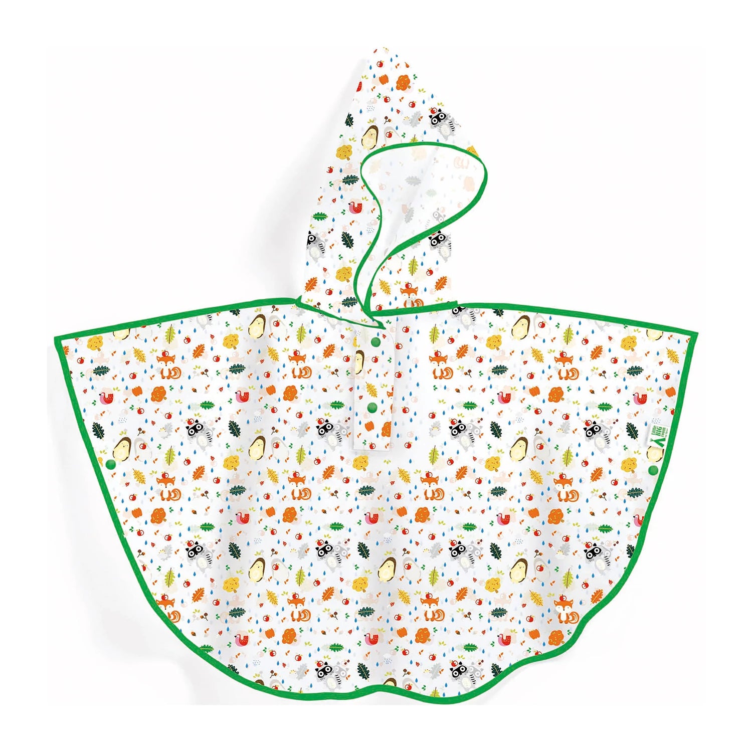 Regenponcho Wald (80x46 cm) | djeco - toietmoi-laboutique