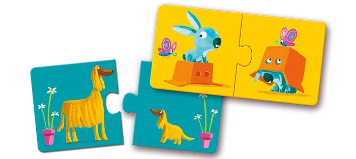 Puzzle Duo Gegensätze | djeco - toietmoi-laboutique