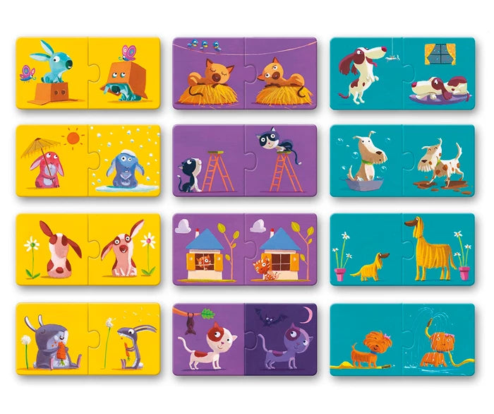 Puzzle Duo Gegensätze | djeco - toietmoi-laboutique