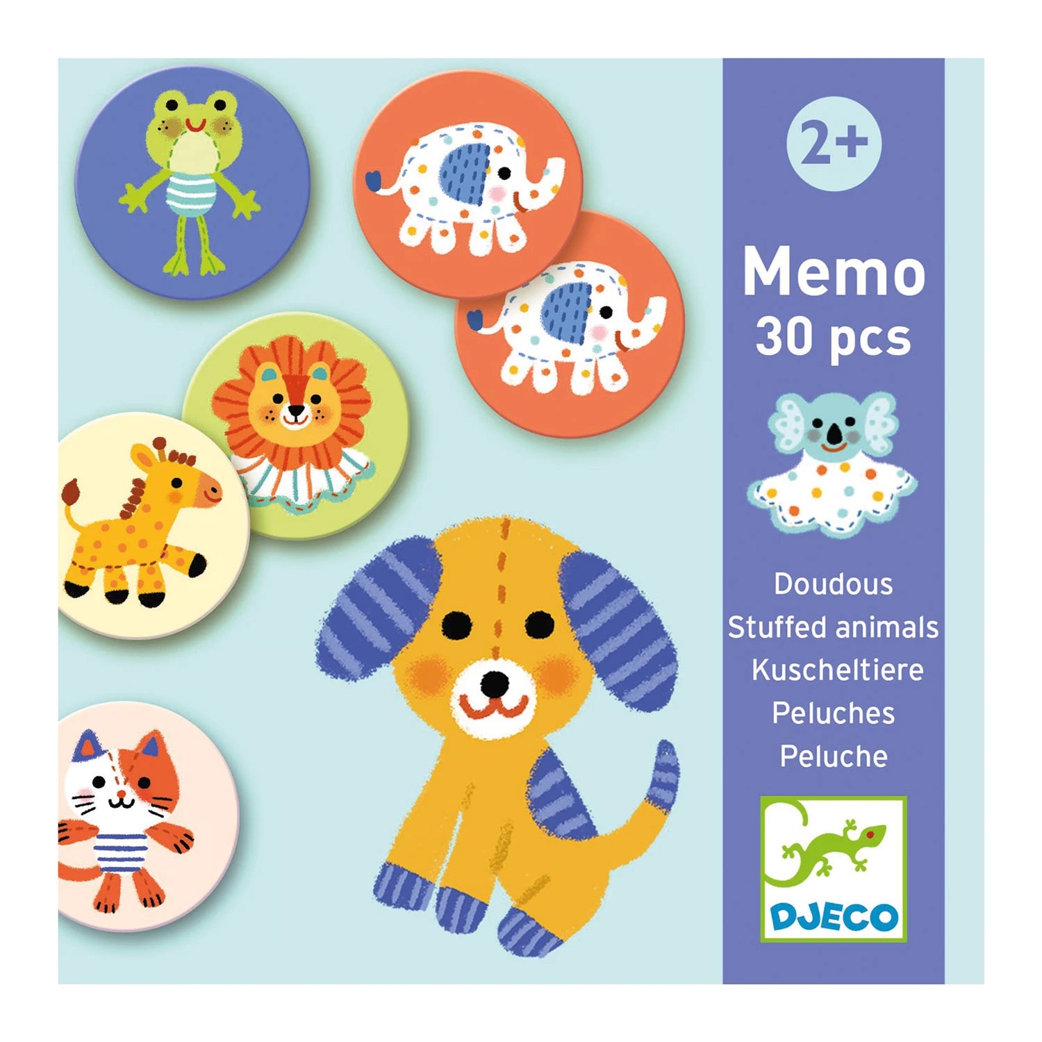 Memo Kuscheltiere | djeco - toietmoi-laboutique
