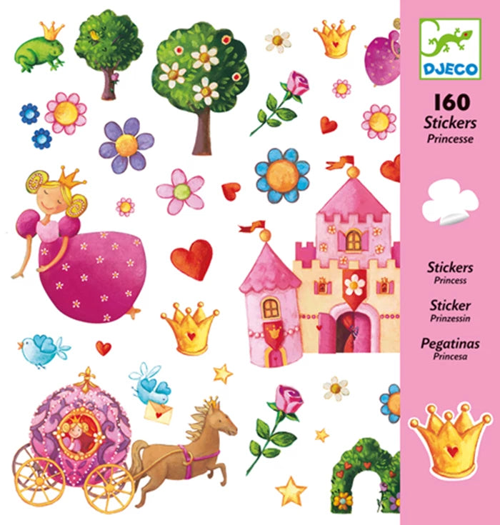 160 Sticker, Prinzessin Marguerite | Djeco - toietmoi-laboutique