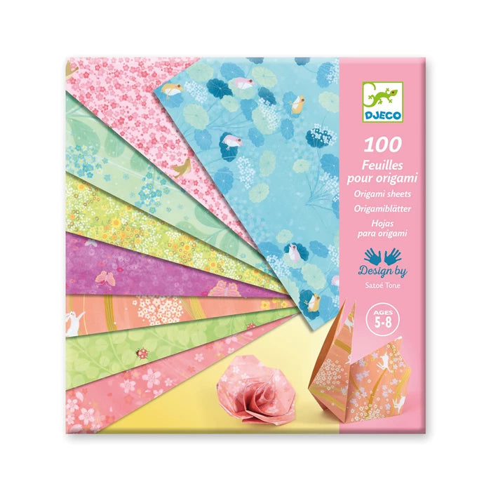 Origamipapier Haru 100 Blatt | djeco - toietmoi-laboutique