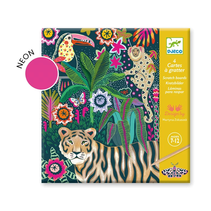 Kratzbilder, Rokoko | djeco - toietmoi-laboutique