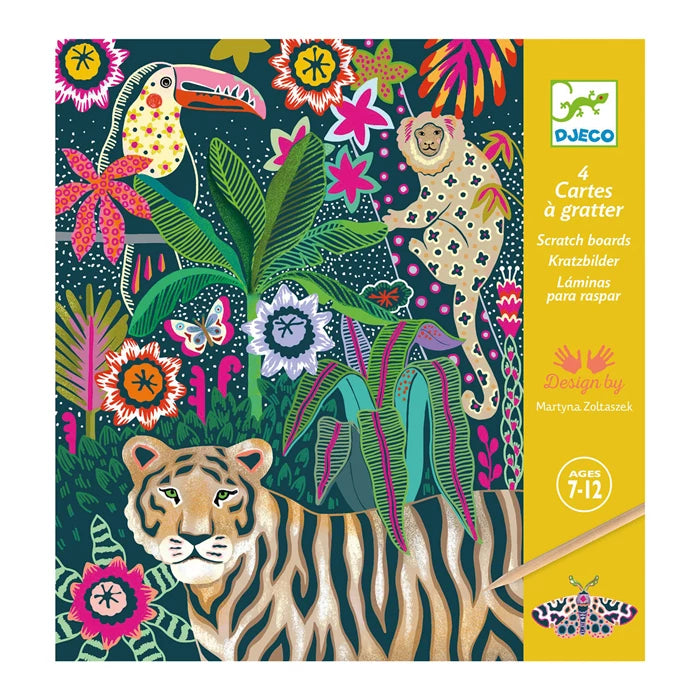 Kratzbilder, Rokoko | djeco - toietmoi-laboutique