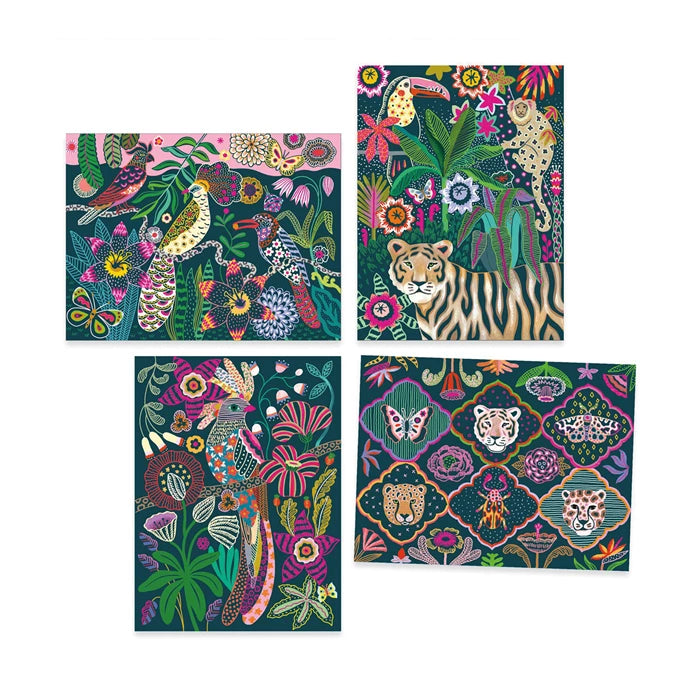 Kratzbilder, Rokoko | djeco - toietmoi-laboutique