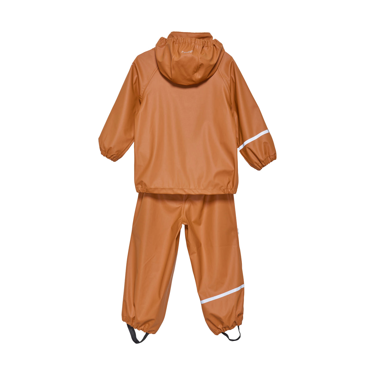 Regenjacke mit Hose, amber brown | CeLaVi - toietmoi-laboutique
