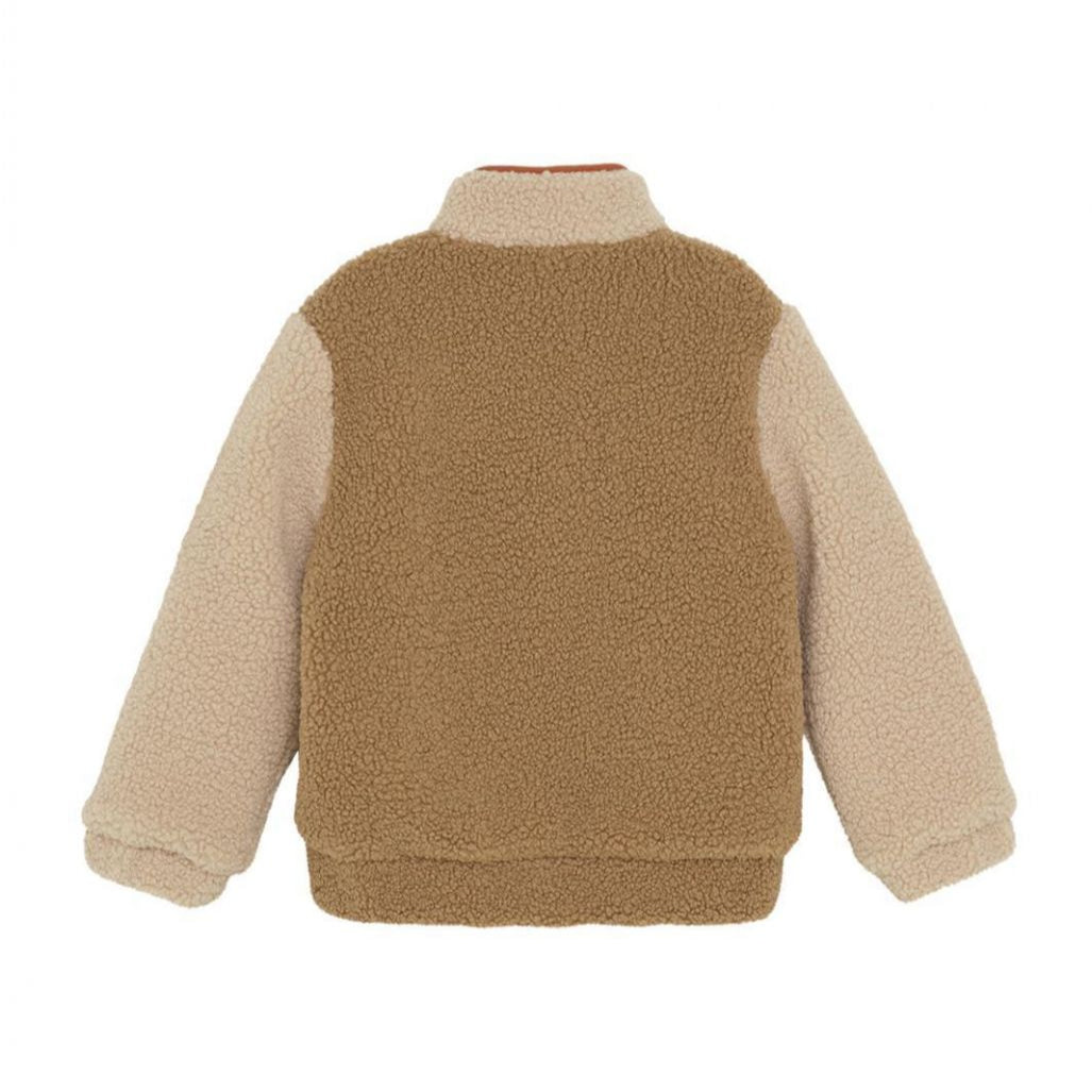 Fleece-Jacke, beige/braun | noppies - toietmoi-laboutique