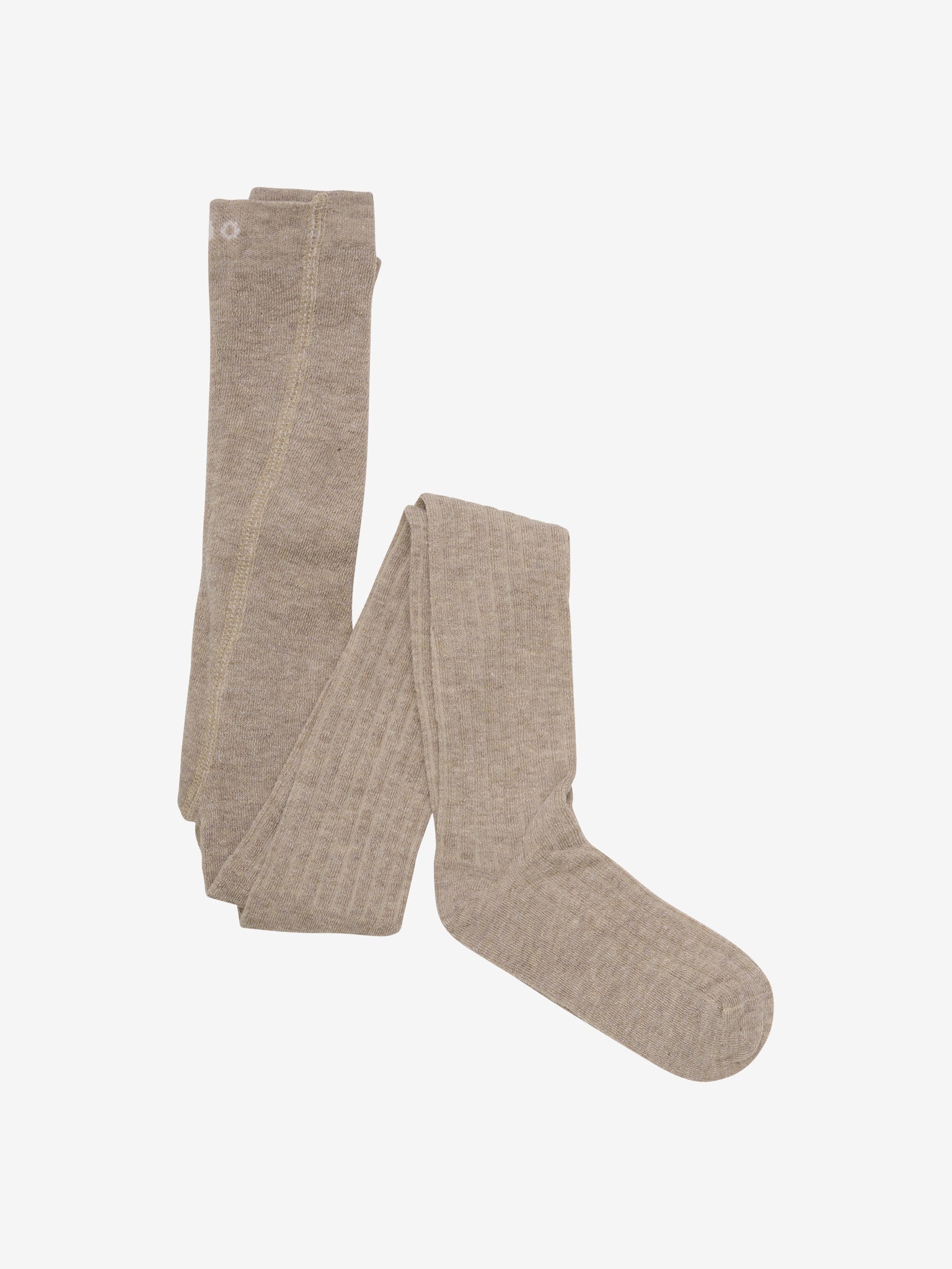2-er Pack Strumpfhosen mit 25% Wollanteil, sand/beige | Minymo - toietmoi-laboutique