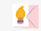 Postkarte / Fire Hazard | typealive - toietmoi-laboutique