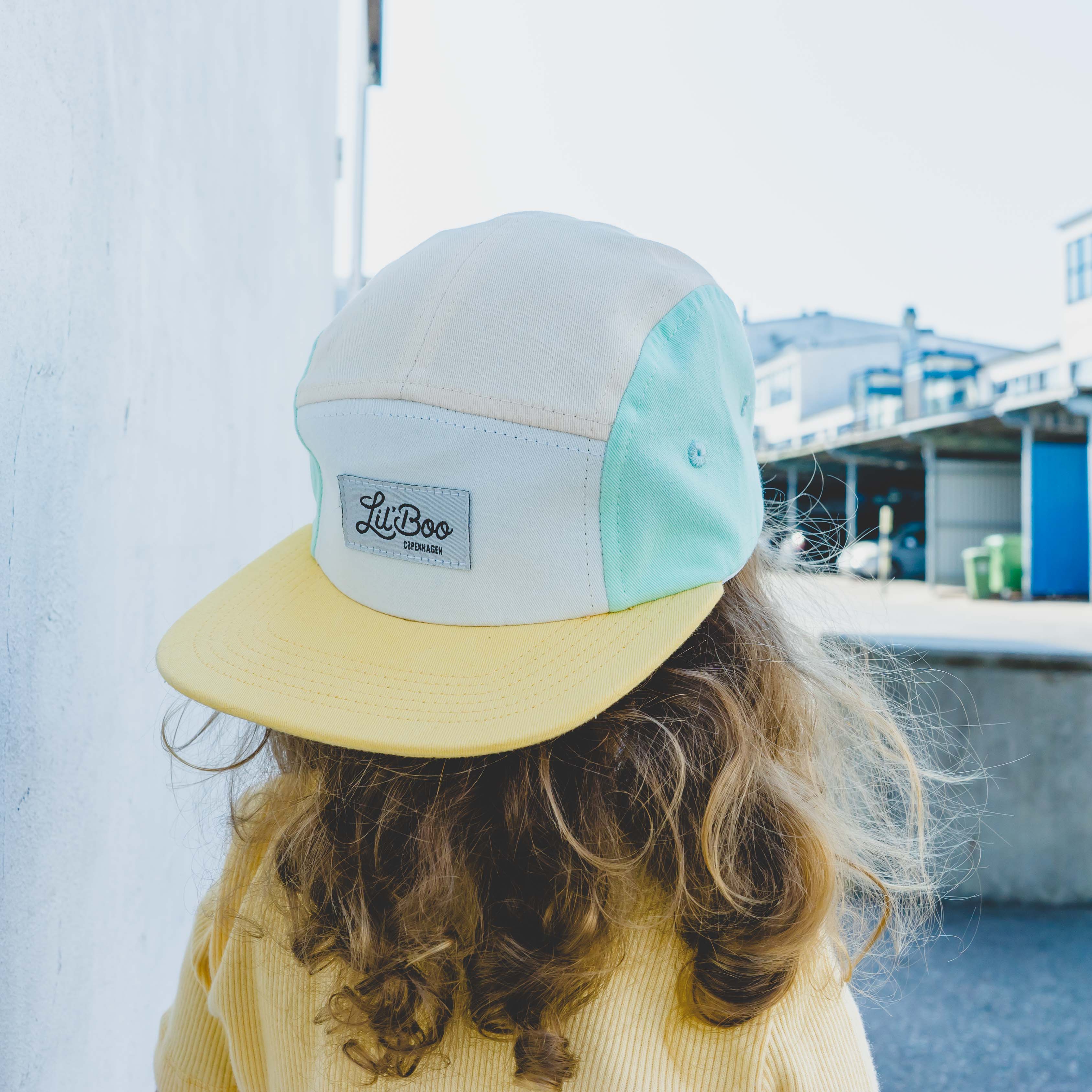 Baseball-Cap, gelb/beige/mint | Lil' Boo - toietmoi-laboutique