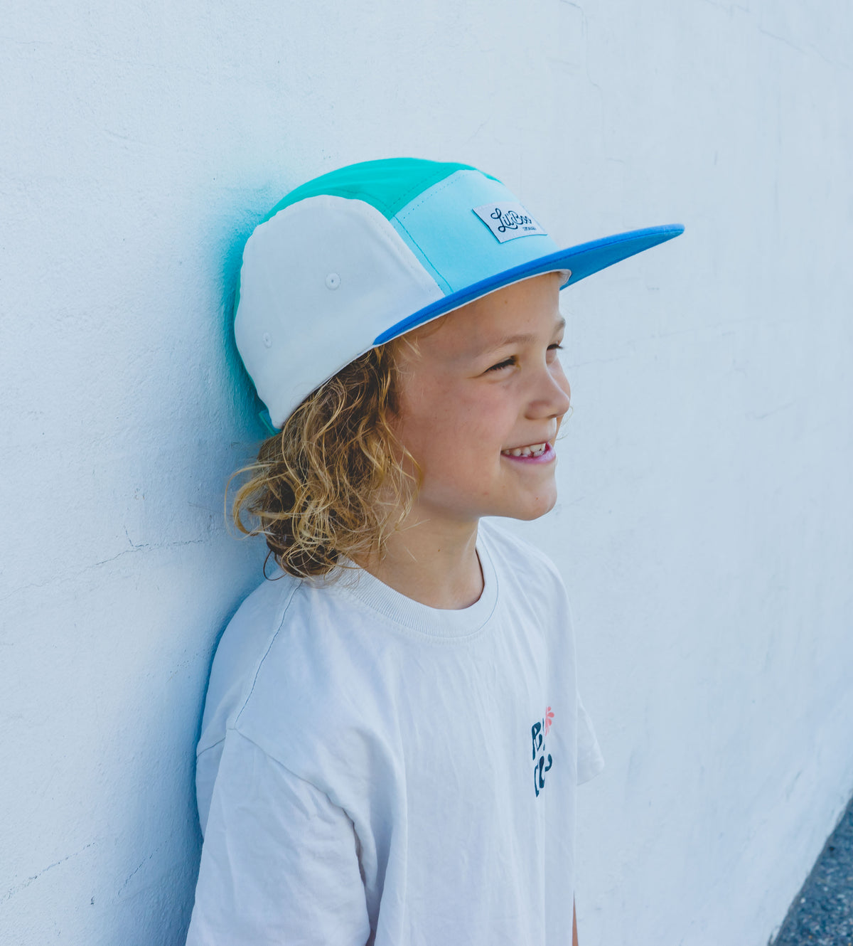 Baseball-Cap, blau/mint/weiss | Lil' Boo - toietmoi-laboutique