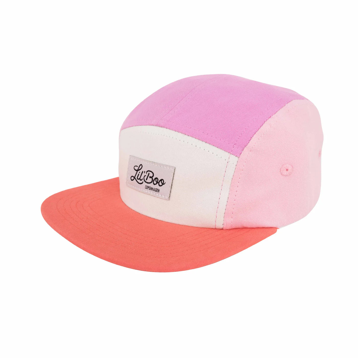Baseball-Cap, rosa/weiss/orange | Lil' Boo - toietmoi-laboutique