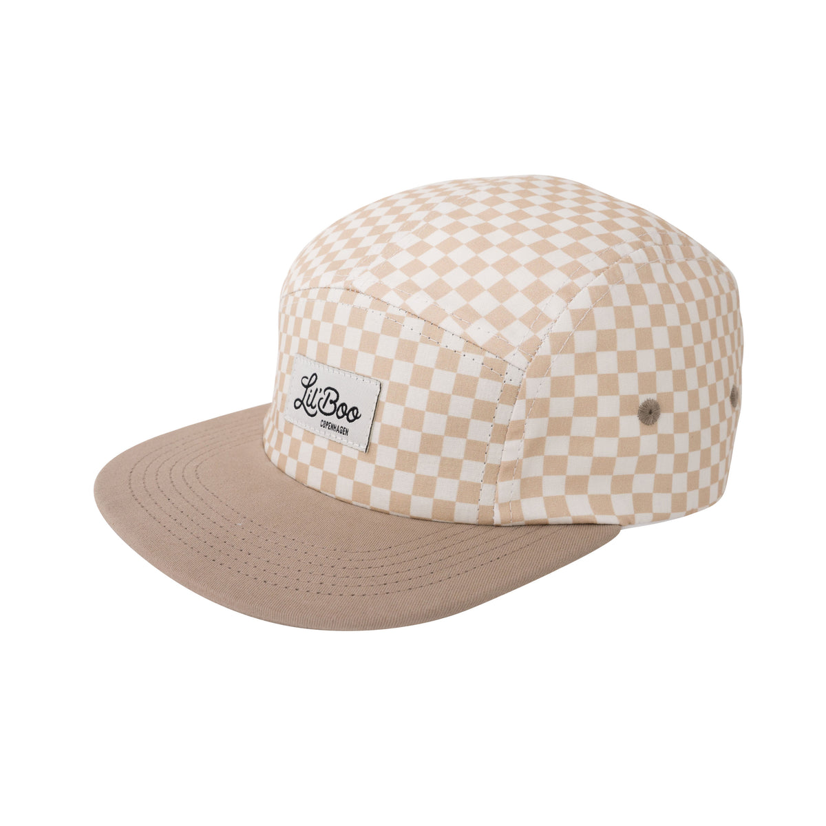 Baseball-Cap, Karo/beige | Lil' Boo - toietmoi-laboutique