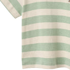 Wheat T-Shirt, mint/ecru gestreift | Wheat - toietmoi-laboutique