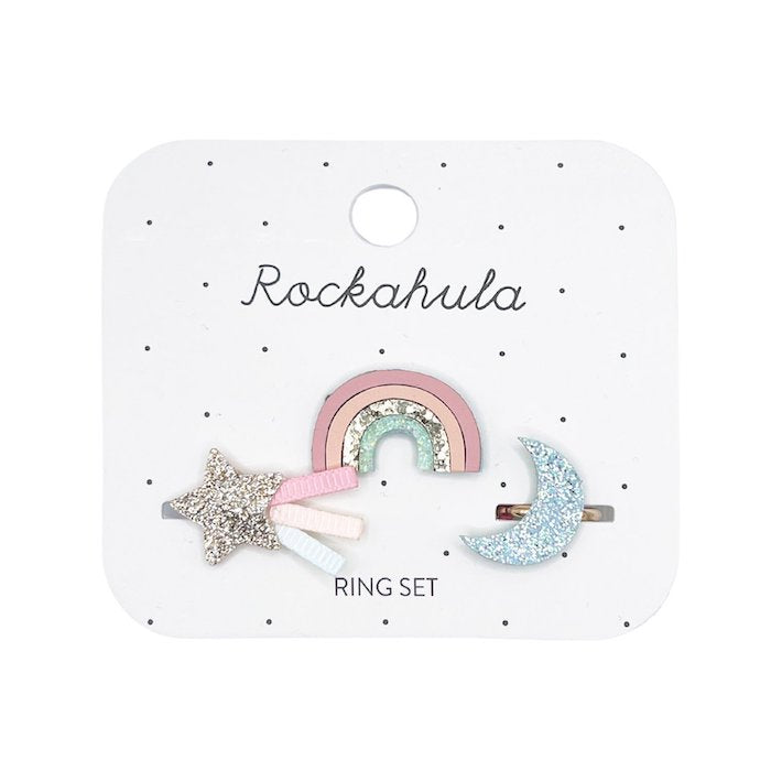 3 Ringe, Stern/Regenbogen/Mond | Rockahula - toietmoi-laboutique