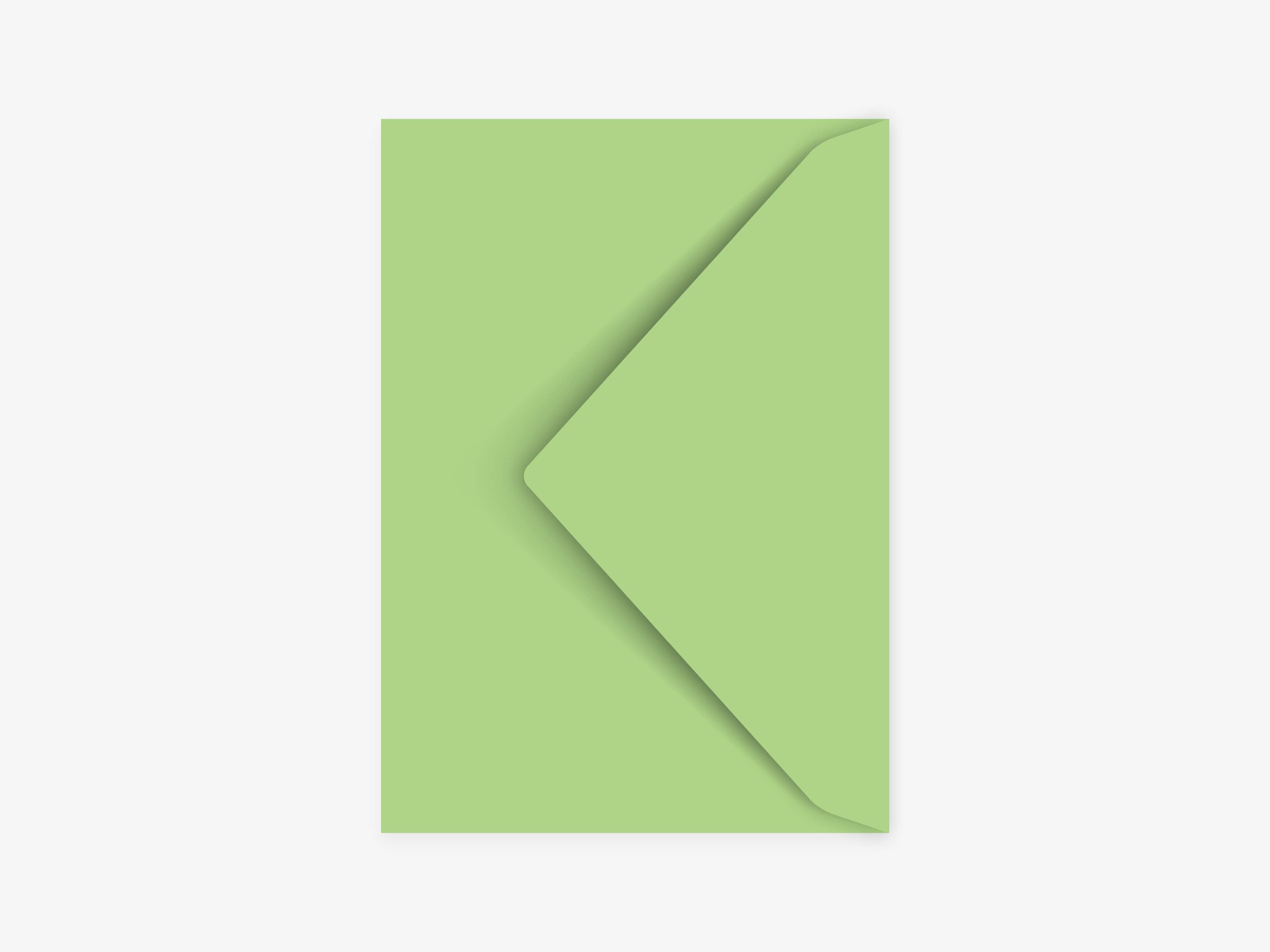 Umschlag / Fresh Green | typealive - toietmoi-laboutique