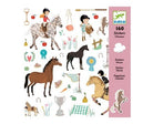 160 Sticker, Pferde | djeco - toietmoi-laboutique