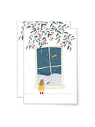 Postkarte mit Couvert, Winterfenster | MIAO Papeterie - toietmoi-laboutique