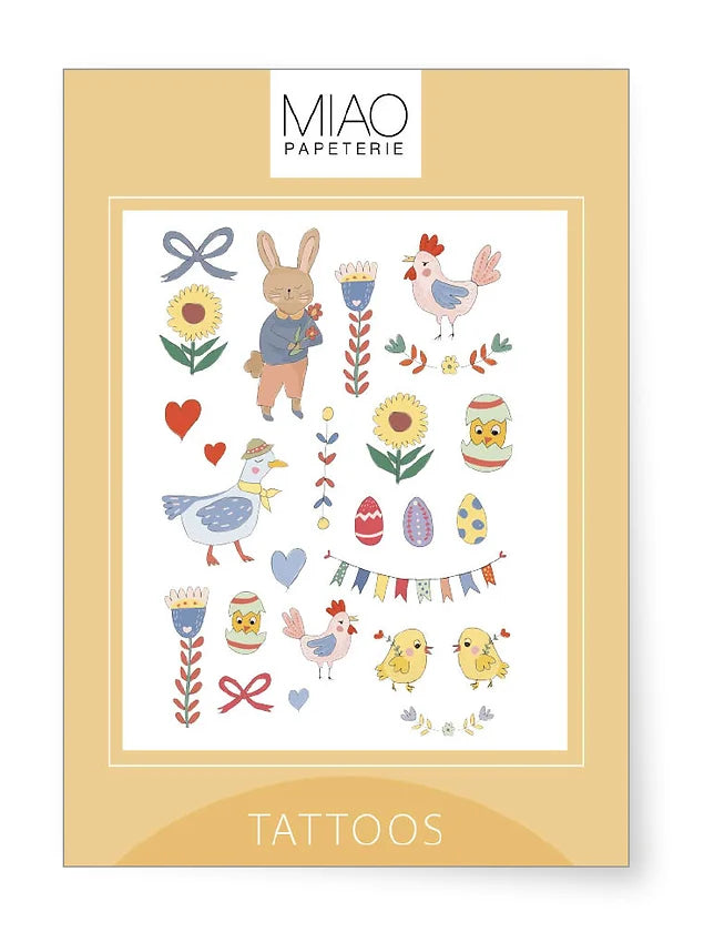 Tattoos, Ostern | MIAO Papeterie - toietmoi-laboutique