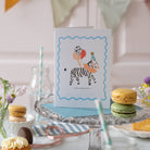 Postkarte mit Umschlag, Happy Birthday/Zebra | The Charming Press - toietmoi-laboutique