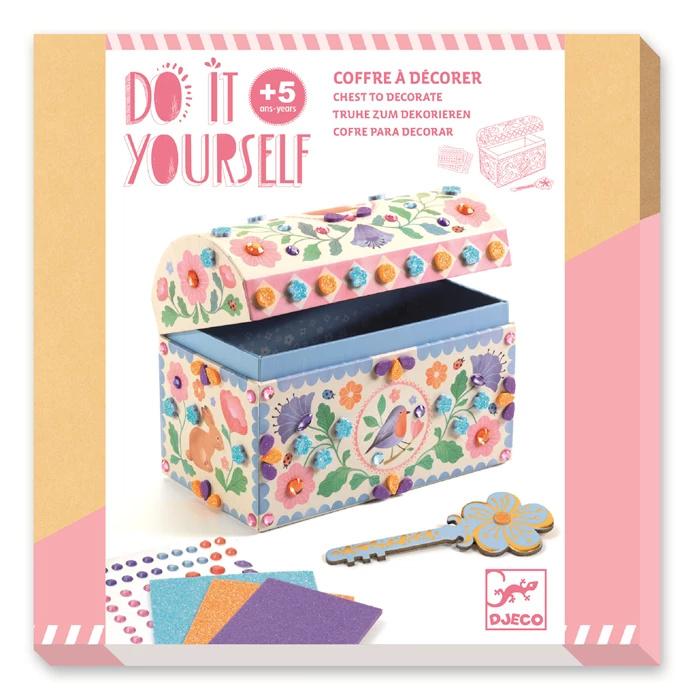 Bastelset DIY - Schatztruhe | djeco - toietmoi-laboutique