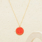 Halskette, LOVE, vergoldetes Messing | feeka - toietmoi-laboutique