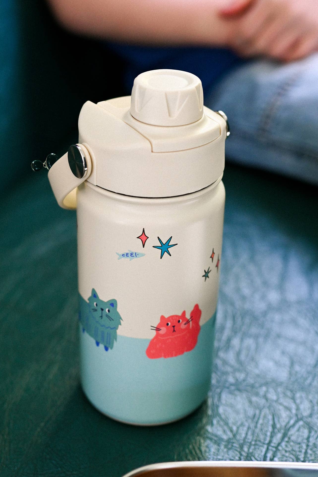 Trinkflasche aus Edelstahl, Katzen | the cotton cloud - toietmoi-laboutique