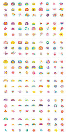 Nagelsticker und Tattoos Blumen | Avenir - toietmoi-laboutique