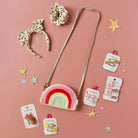4 Haargummis, pink Pony/Regenbogen | Rockahula - toietmoi-laboutique