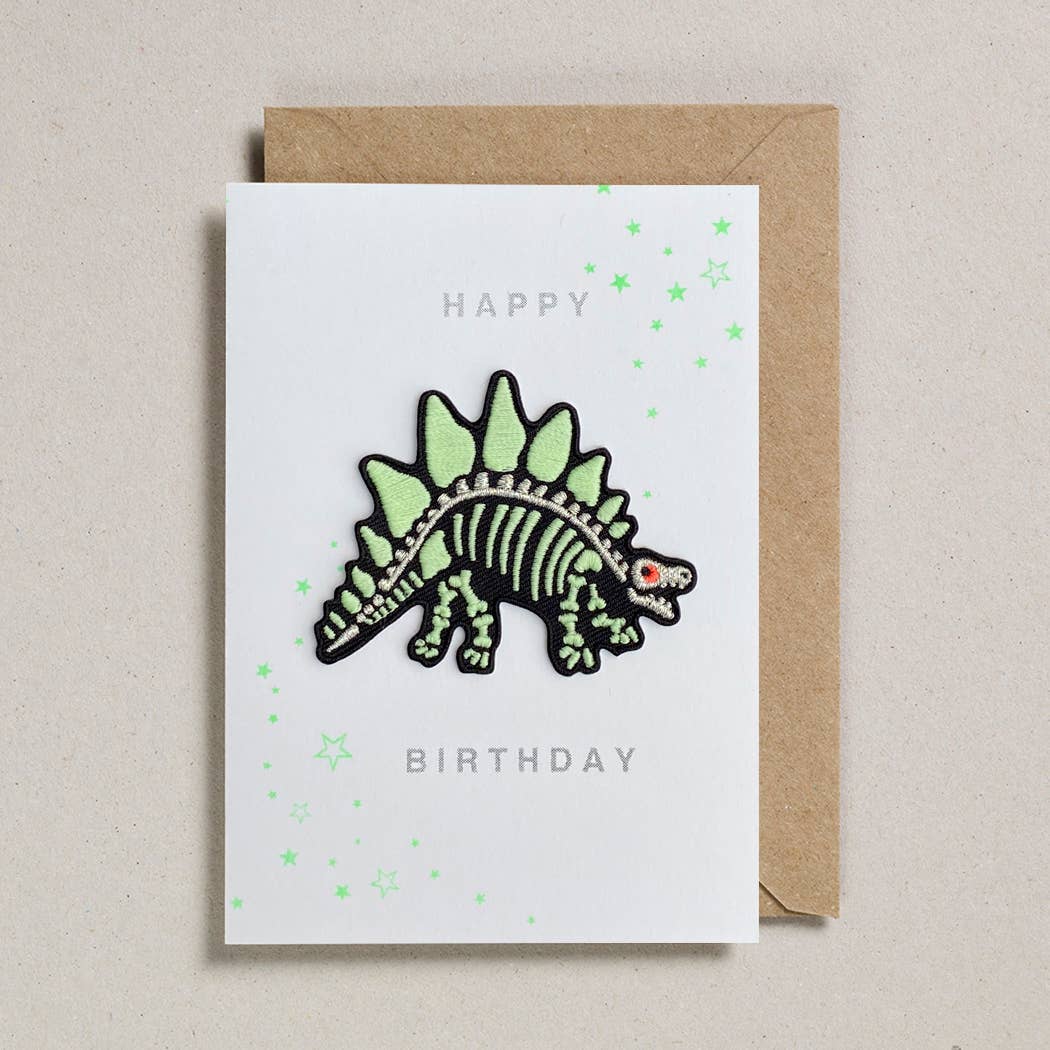 Patchkarte mit Umschlag - Dinosaurier-Skelett | Petra Boase Ltd - toietmoi-laboutique