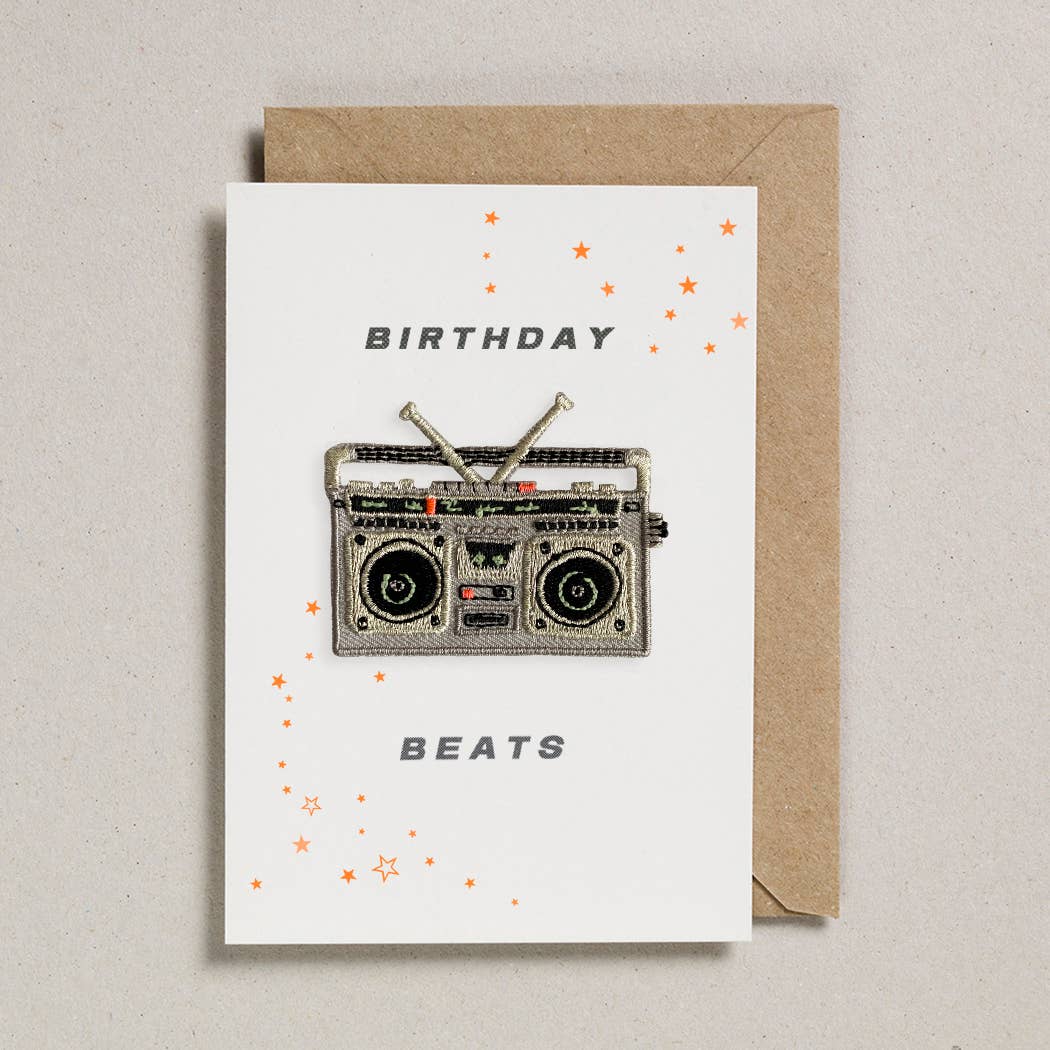 Patchkarte - Boom Box | Petra Boase Ltd - toietmoi-laboutique
