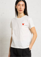 T-Shirt ILIE, weiss/Herzkrebs | des petits hauts - toietmoi-laboutique