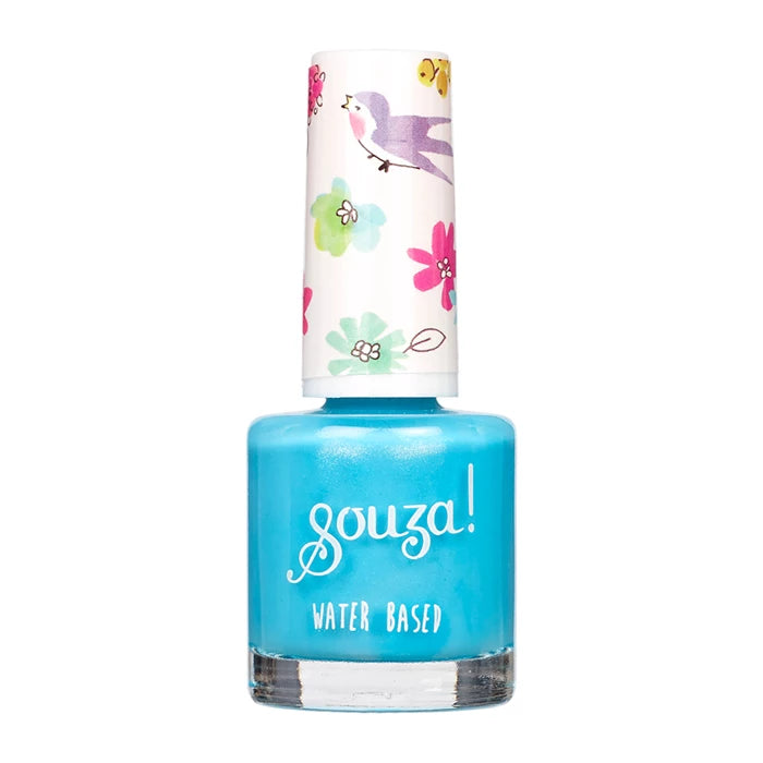 Souza Nagellack auf Wasserbasis, himmelblau perlmutt | Souza - toietmoi-laboutique