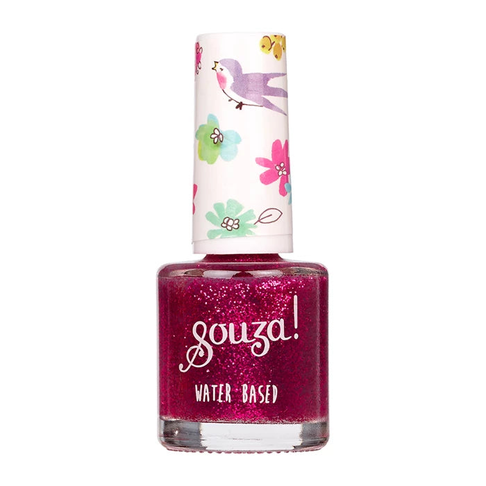 Souza Nagellack auf Wasserbasis, Glitzer pink | Souza - toietmoi-laboutique