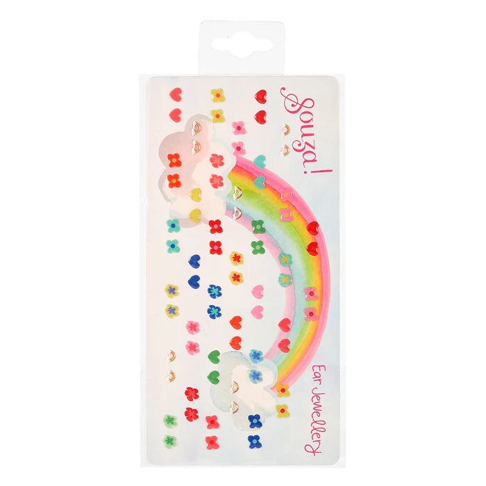 Ohrsticker, Blumen-Herzen gross | Souza - toietmoi-laboutique