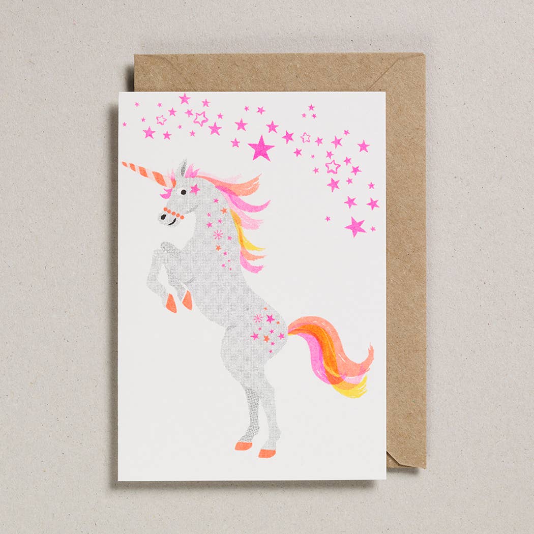 Postkarte mit Umschlag - Einhorn | Petra Boase Ltd - toietmoi-laboutique