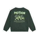 Sweatshirt, grün/"motion" | Daily Seven - toietmoi-laboutique