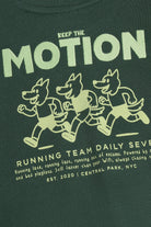 Sweatshirt, grün/"motion" | Daily Seven - toietmoi-laboutique