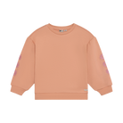 Sweatshirt mit Stickereien, abricot | Daily Seven - toietmoi-laboutique