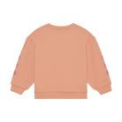 Sweatshirt mit Stickereien, abricot | Daily Seven - toietmoi-laboutique