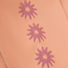 Sweatshirt mit Stickereien, abricot | Daily Seven - toietmoi-laboutique