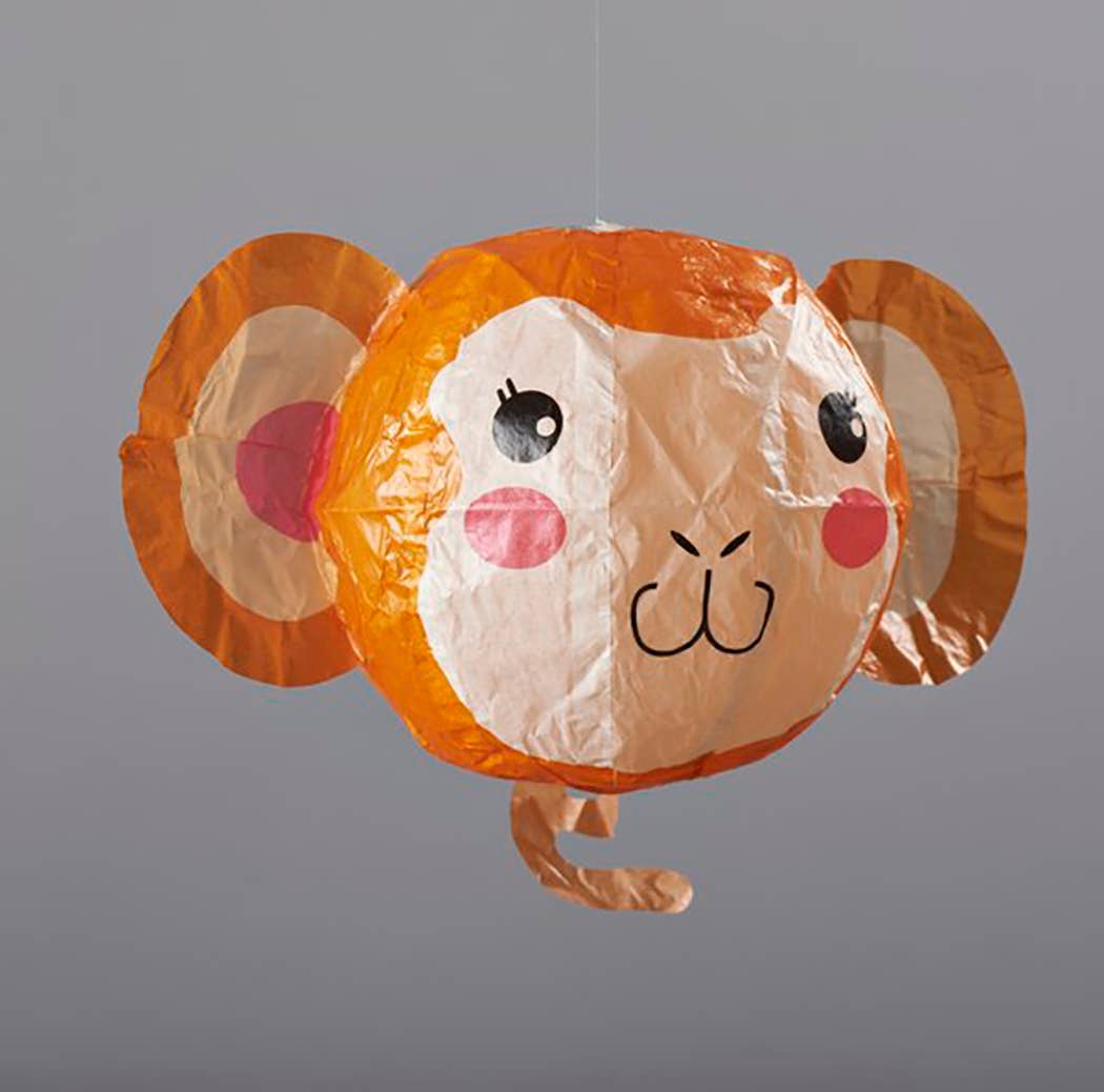 Japanische Papierballon-Karten, Affe | Petra Boase Ltd - toietmoi-laboutique